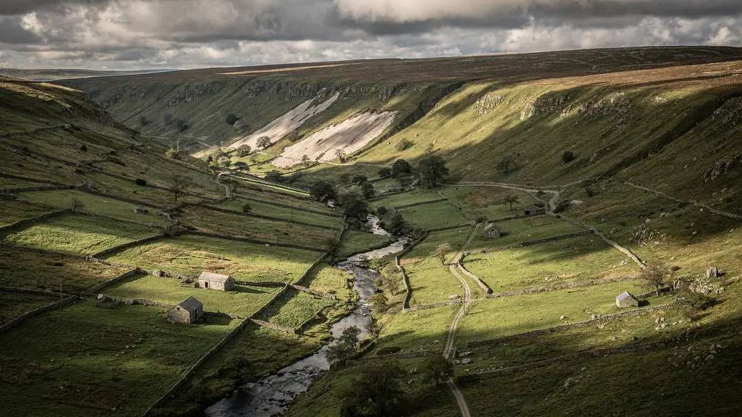 Aerial view, North of England