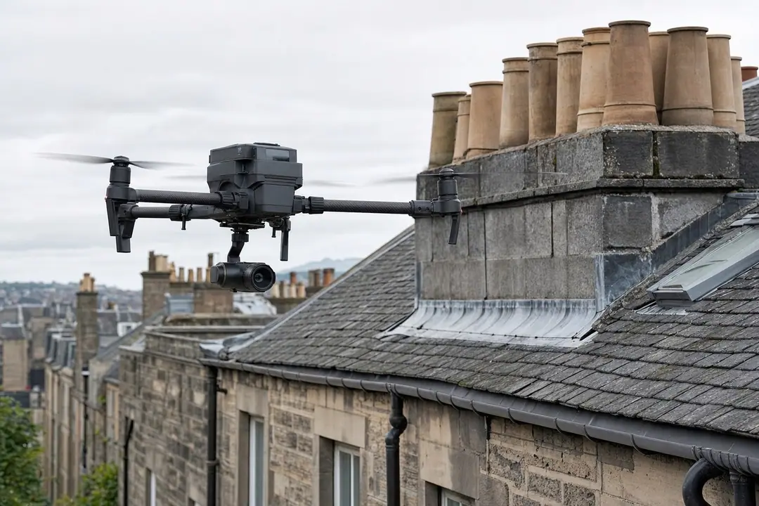 Drone Roof Surveys — sample aerial capture